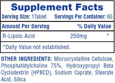 R-ALA (R-Alpha Lipoic Acid)