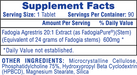 Supplement Facts Fadogia Agrestis 20:1 Extract