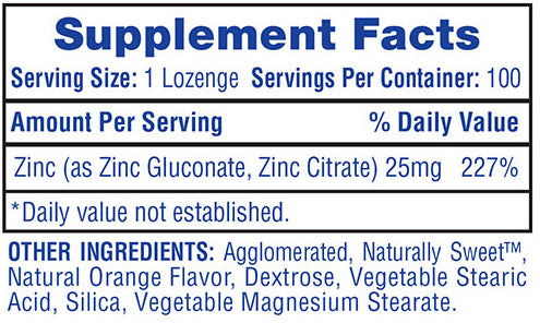 Zinc Lozenges