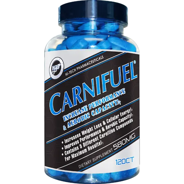 Carnifuel® L-Carnitine weight management supplement bottle by Hi-Tech Pharmaceuticals