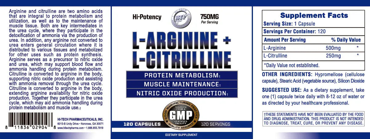 L-Arginine + L-Citruline