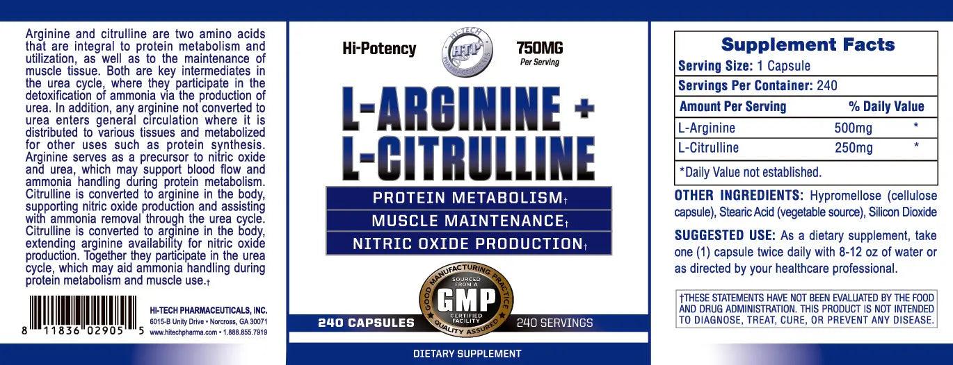 L-Arginine + L-Citruline
