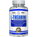 L-Theanine 200mg supplement bottle featuring Cyclosome® delivery technology for enhanced absorption, fast-acting stress relief, relaxation support, and mood balance by Hi-Tech Pharmaceuticals.