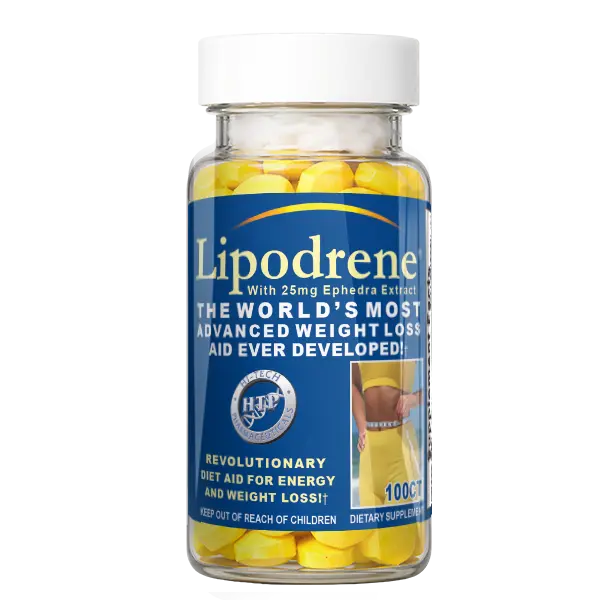 Lipodrene® Ephedra-based Weight Loss & Energy Supplement 90 count front label