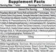 Lipodrene supplement facts label showing ingredients and serving information