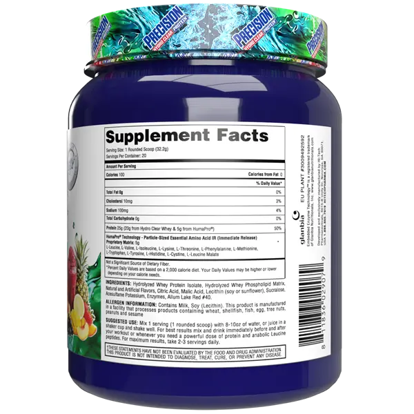 Precision Hydro Clear Protein® | 25g of Protein | Hi-Tech Pharma