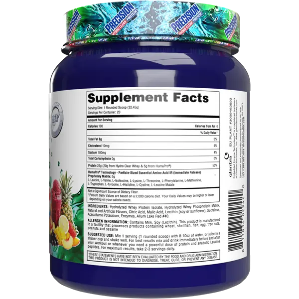 Precision Hydro Clear Protein® | 25g of Protein | Hi-Tech Pharma