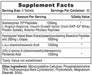 Hi-Tech Pharmaceuticals Pro-HGH Supplement Facts panel showing 5-tablet serving size, Somatophen 70® Peptides, Velvet Bean Extract, amino acids, and amounts per serving.