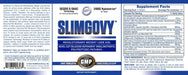 Slimgovy® product label.  Includes description, supplement facts and ingredients