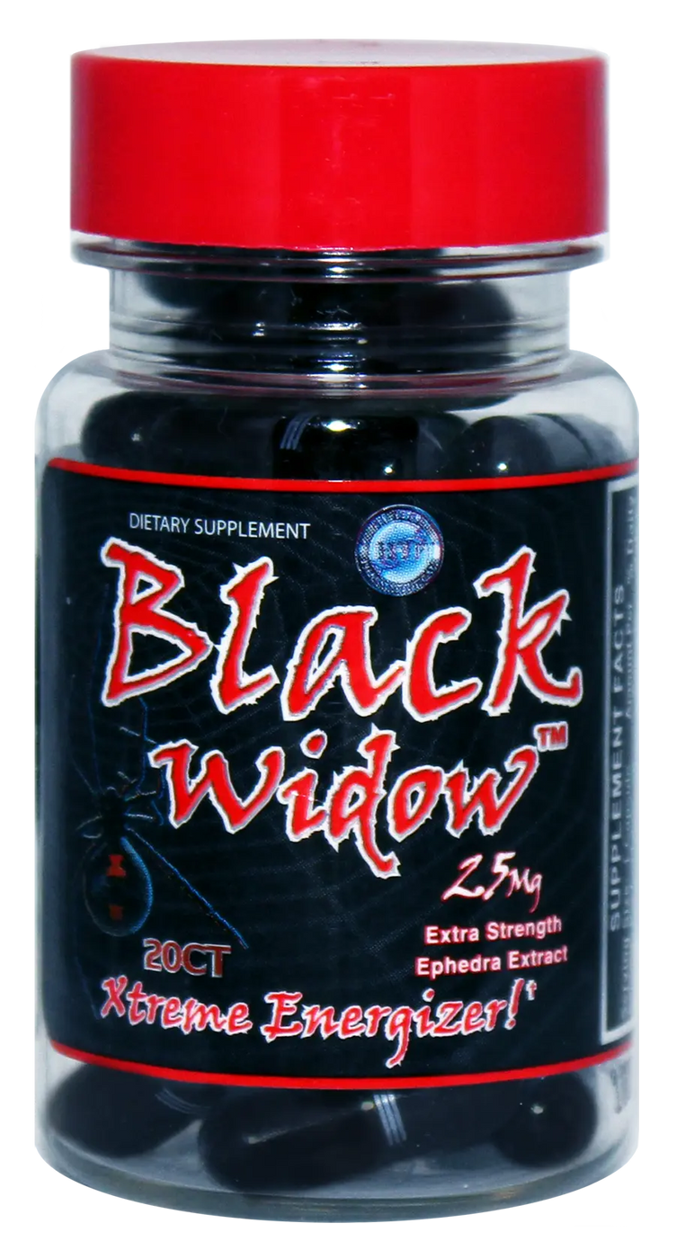 Black Widow® Extreme Diet &amp; Energy Capsules with Ephedra — Hi-Tech ...