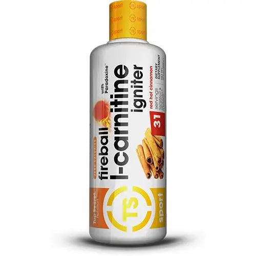 l carnitine fire Top Secret Nutrition Fireball Liquid L-Carnitine with Paradoxine | Stim Free | Weight Management, Energy, & Exercise Performance L Carnitine 4000mg , 30